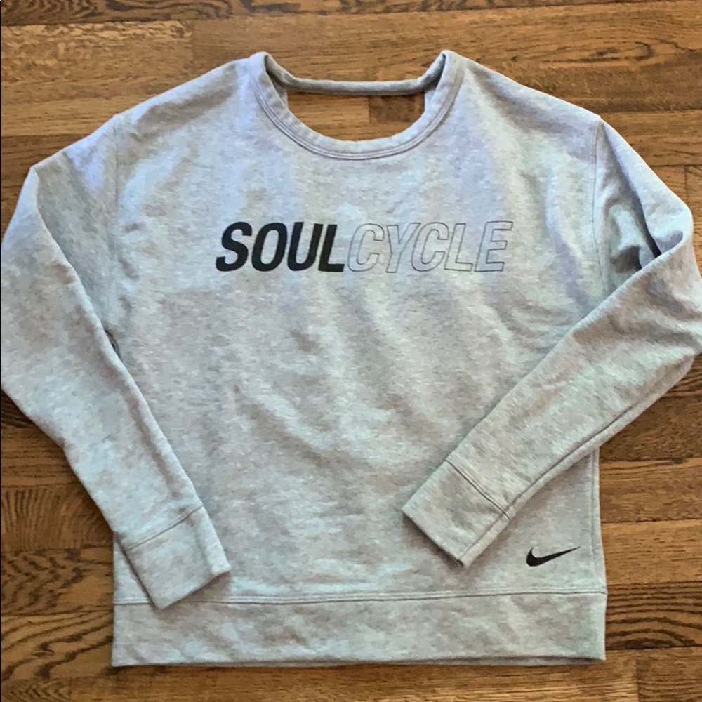 Nike x SoulCycle open back sweatshirt